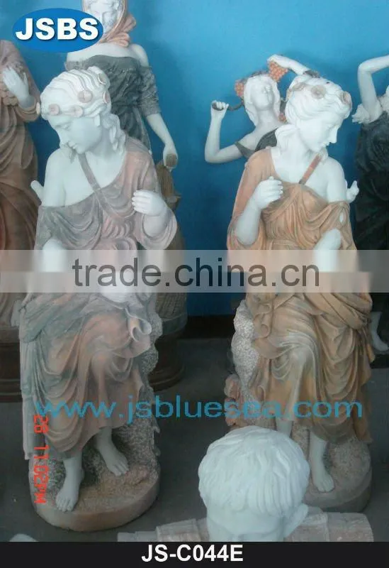 White marble angel statue