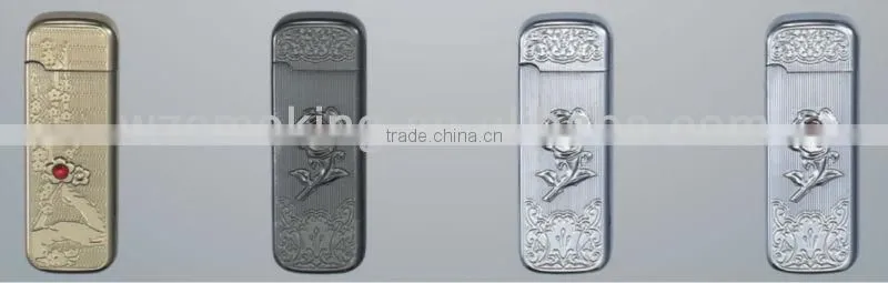 Thin Flint lighter with embossing pattern
