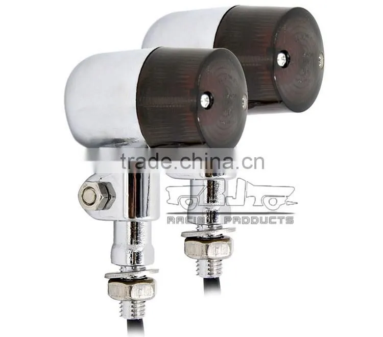 BJ-SL-061 High Quality Ultra bright Universal E-Mark Aluminum Chrome Housing LED Motorcycle Signal Light