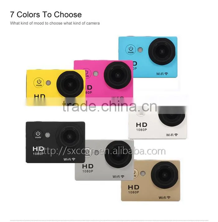 Best price!1080P Video WiFi and remote control Waterproof Sport Camera--DV-29