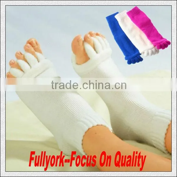 Happy Feet Toe Foot Alignment Socks Massage Toe Socks Stretch Feet Pain Relief