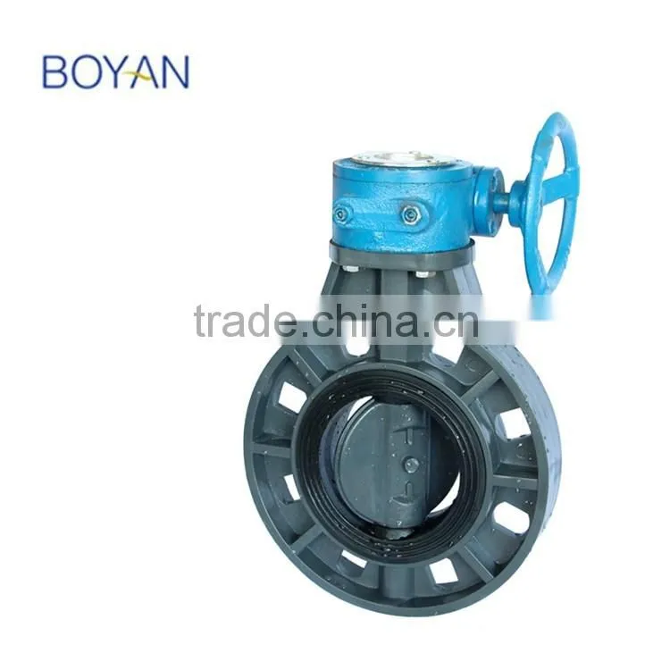high quality price pvc butterfly valve