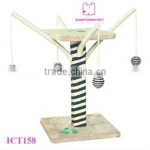 High quality cat tree cat scratching post for pet toy