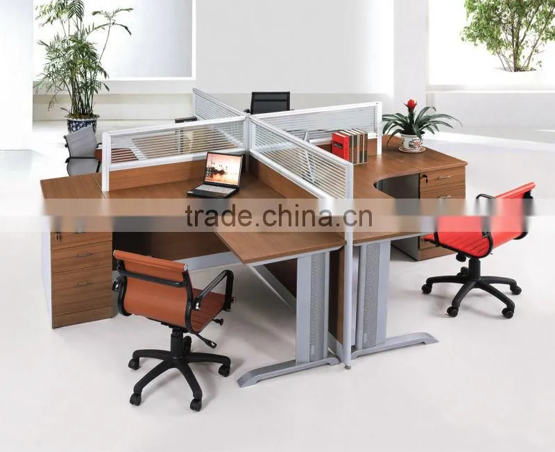 modern style fashion glass top screen office partition furniture call center office cubicle modular workstation