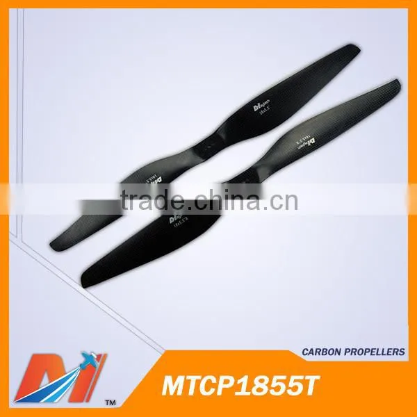 Maytech rc carbon fiber propeller 1855 for drone kits