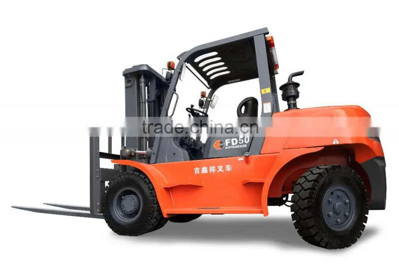 5t lifting capacity gasoline trucks forklift for sale