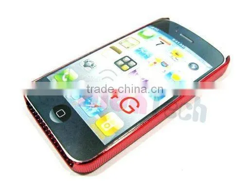 case for apple iphone4 4g, Plastic Crystal Case Diamond Metal Color for iphone4,for iphone 4 accessories