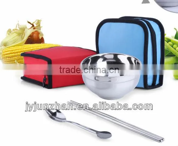 Stainless cutlery set of 3pcs with low price and high quality
