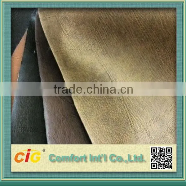 New Popular Designs High Quality Knitted PVC Leather For Sofa
