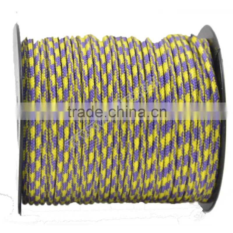 NEW!! hot selling 2mm 3 inner paracord for bracelet and camping equipment