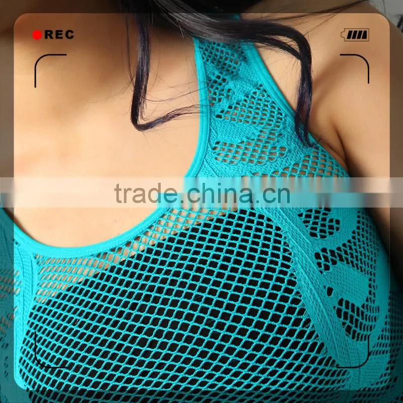 Girls seamless knitting underwear sexy camisole with jacquard