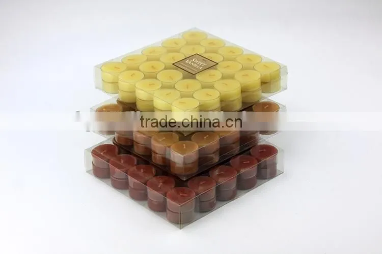 long burning time paraffin wax tealight candle
