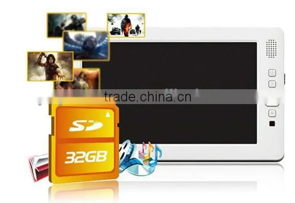 7 inch digital photo frame Single & Multiple Function,Support Video & Picture