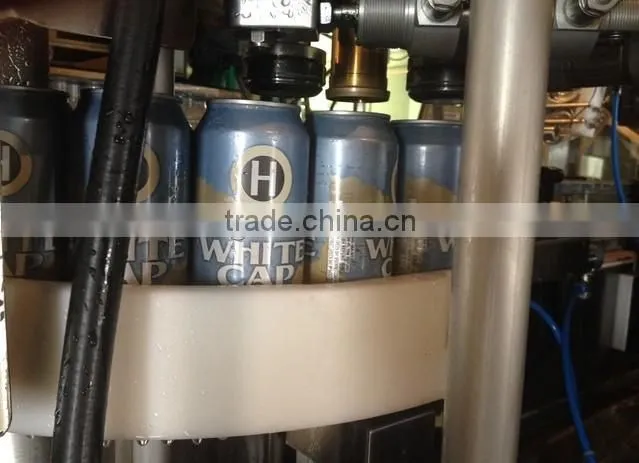 Fruit Juice Aluminium Can Filling Sealing Machine/2 in 1 juice pop-top can filling machine