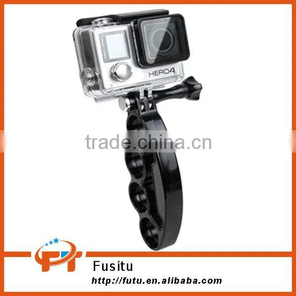 Handheld Selfie Stick Timer Ring Type Monopod w/ Tripod Screw for GoPro Hero 4/3+/3