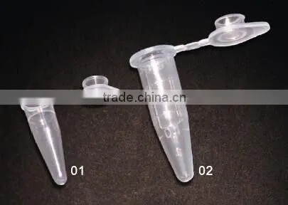 Hinged Lid With Conical Bottom Centrifuge Tube