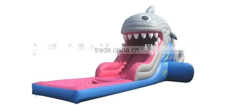 commercial grade inflatable water slides, whale water slide with pool