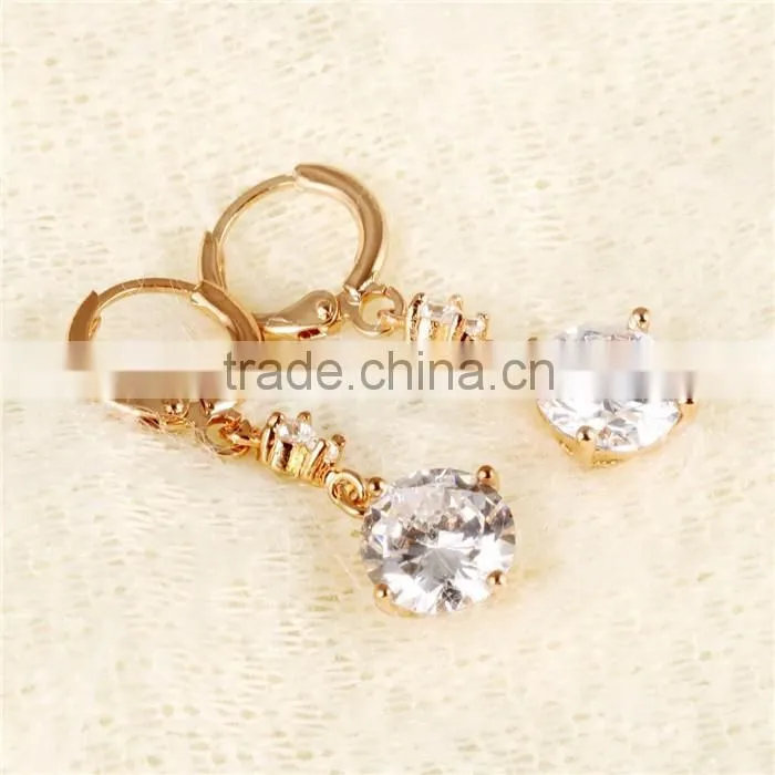 dangle jewelry vogue 18K gold plated hoop earring