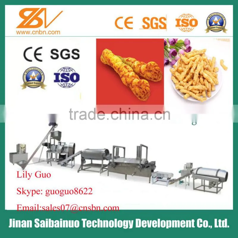 Automatic cheetos snack making machine
