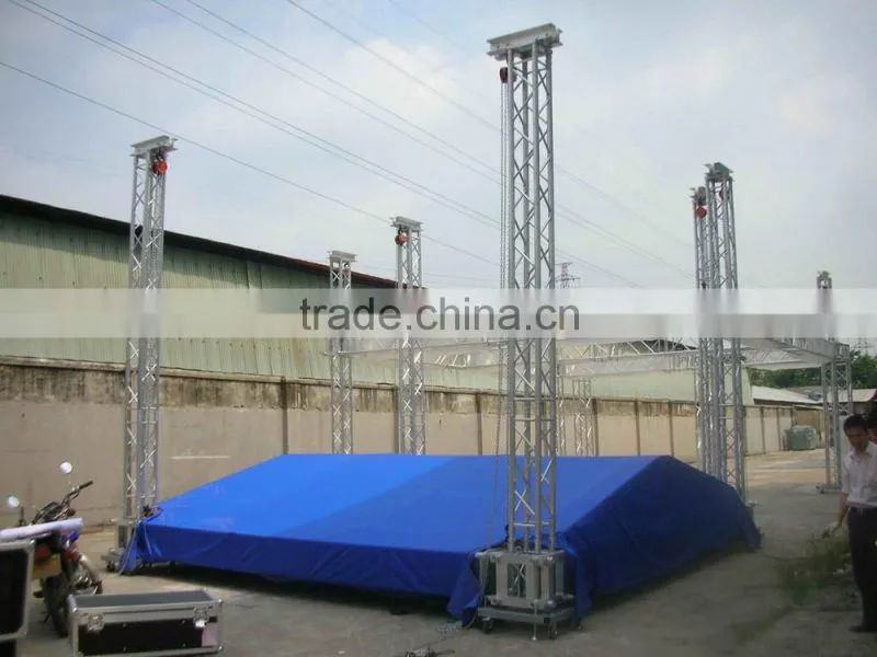 12M * 10M * 8M Roof Lighting Sound Truss System