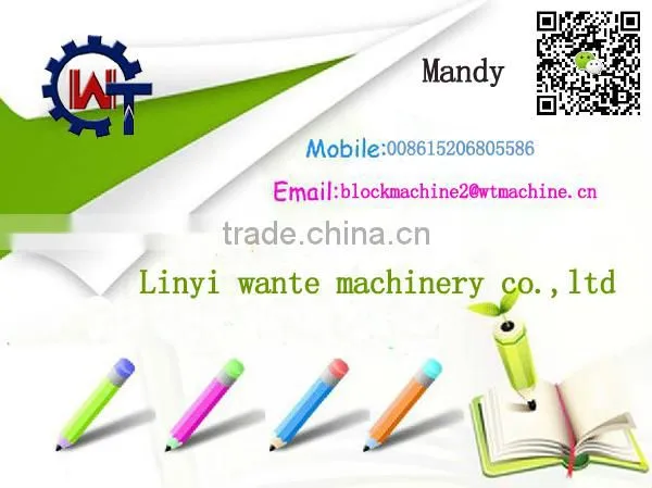 WT6-30 shandong mobile block machine / hollow block machine in philippines