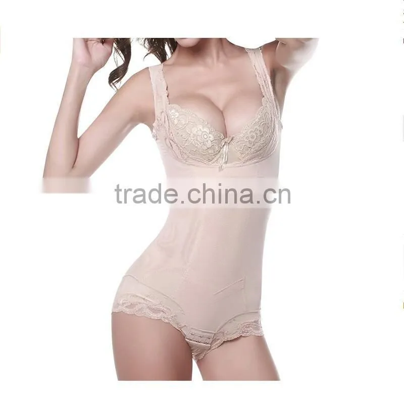 Women's Lace Bodyshaper Corset Body Briefer Bodysuit Slimming shapewear