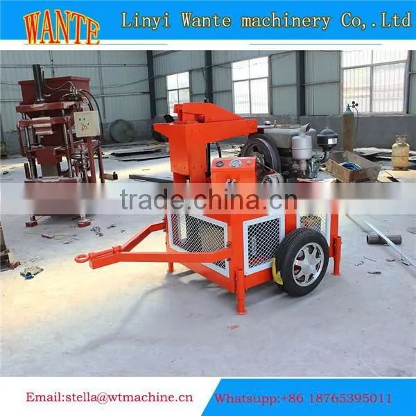 WT1-20 manufacturing process of clay bricks cement interlock designs