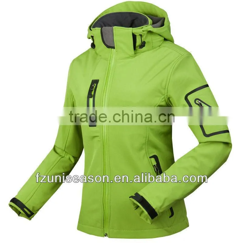 Green Woman Soft Shell Jacket