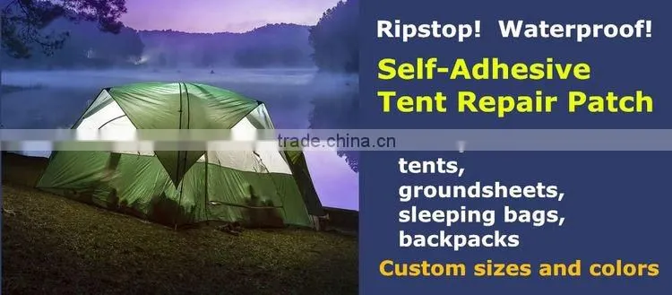 Bulk sale self adhesive tape for nylon tent repair kit, adhesive fabrics