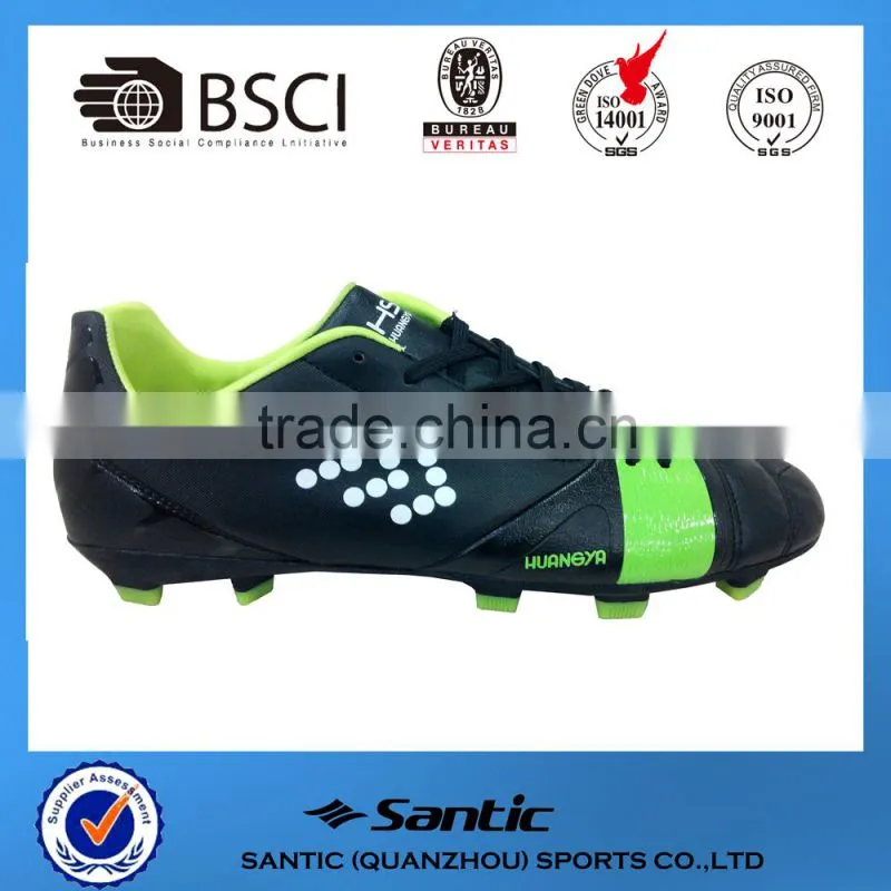 2016 Men outdoor sport shoes for football use, grade original quality soccer boots new style outdoor rugby SS2458