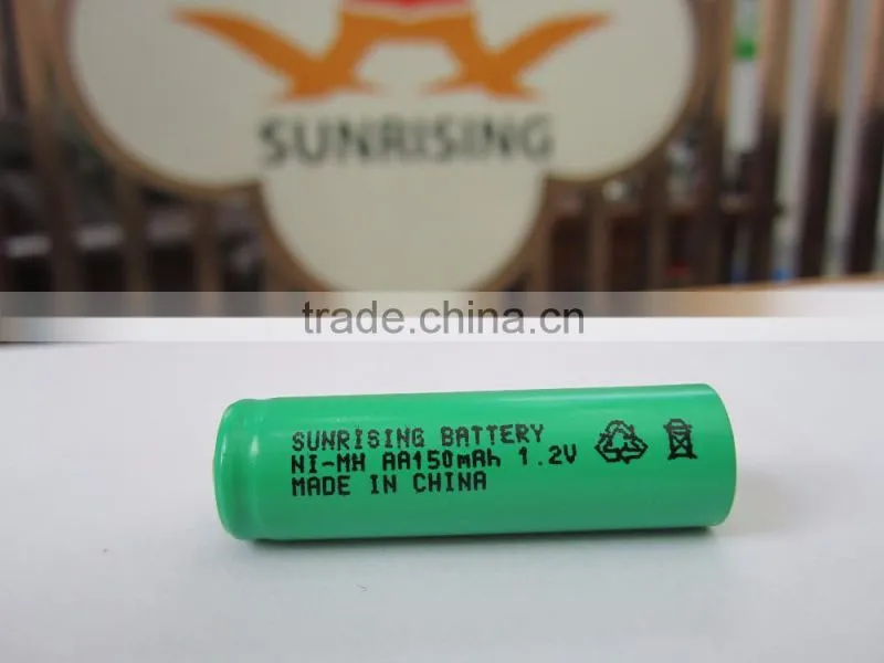 AA 150mAh 1.2 V Quanlity Rechargeable Battery NI-MH 1.2V Rechargeable 2A Battery Baterias Bateria