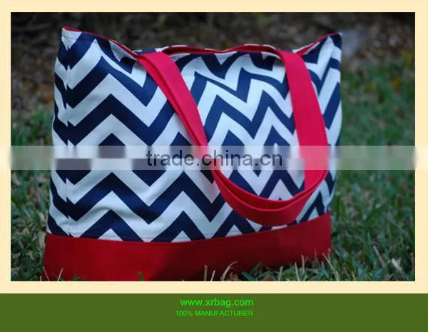 wholesale chevron beach tote bags