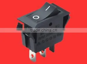 Black rocker switch