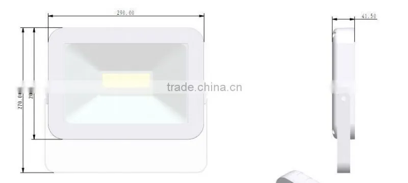2015 New PF 0.9 120 Degree IP65 4000lm 50W LED Outdoor Flood Light
