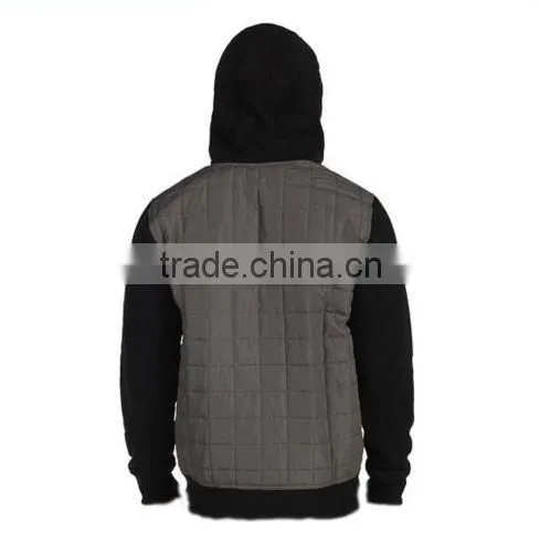 Fashion design sports wear zip hoody jacket