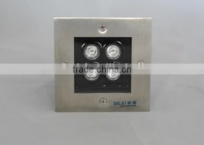 High power LED ground light 4W stsinless steel IP68 for outdoor CE