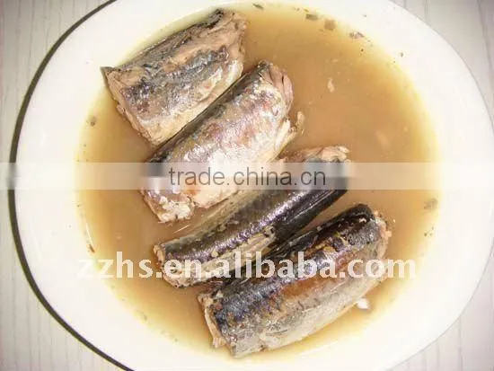 Canned Mackerel Fish In Brine