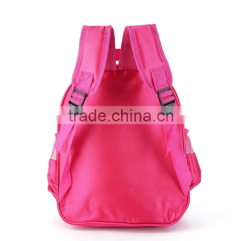 2015 new design child school bag for dye sublimation printing