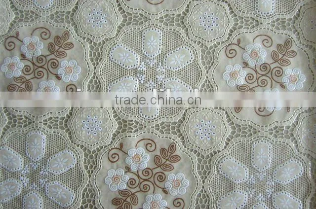New pattern table linen-Lace Vinyl tablecloth