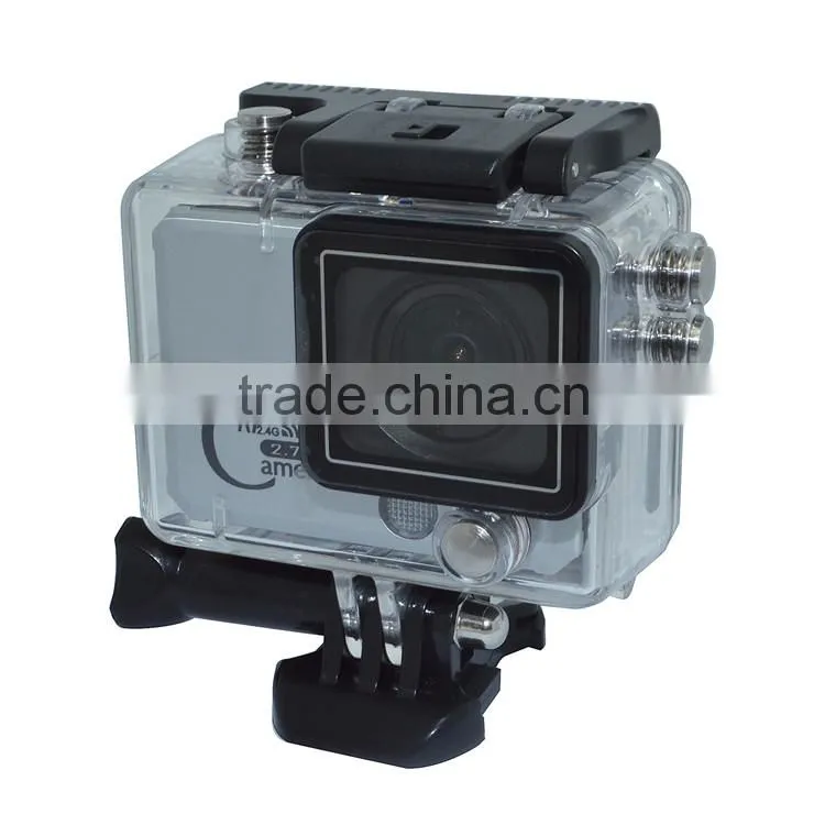 Cheap Ambarella A7LA50 Processor 50 Meters Waterproof Action Camera 2560x1080@30fps 1920x1080@45fps with RF Watch Controller