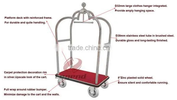 Bellman and Utility Carts,Luggage Carrier