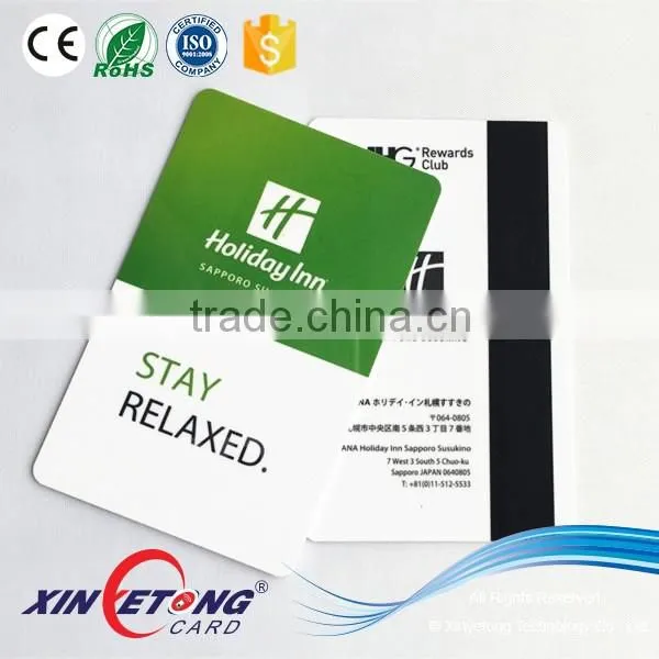 ISO Size CR80 Magnetic Club Card/Plastic Membership Card