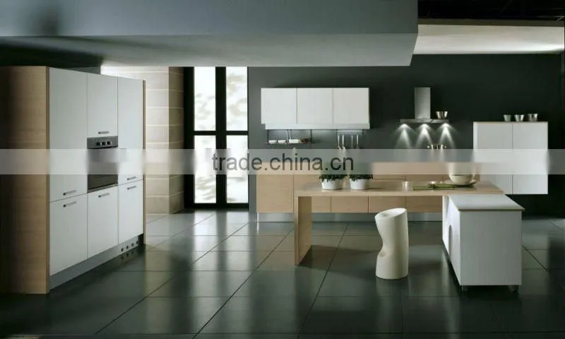 Hot sale timber veneer kitchen cupboard