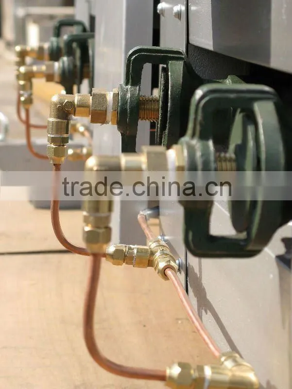 Thermoplastic hydraulic dual melter