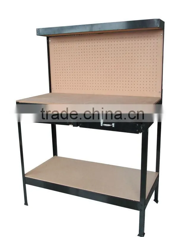 2013 cheapest promotion big steel workbench with Drawer