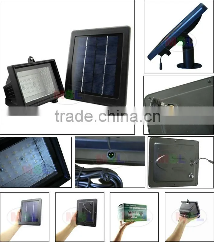 New Design Long Working Time Waterproof Solar LED Flood Light Solar Garden Light Solar Outdoor Light with CE RoHS