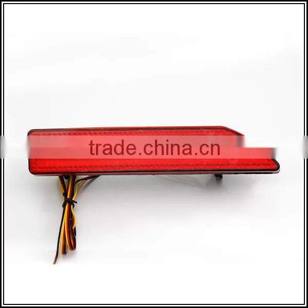Red tail lamp led rear bumper lights Tail Brake Stop Light motorcycle rear reflector for 09 CRV