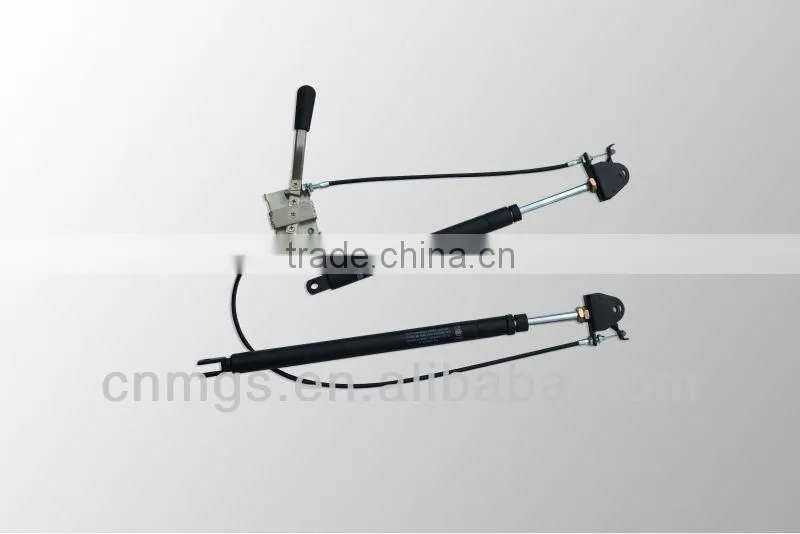double control gas spring for medical bed