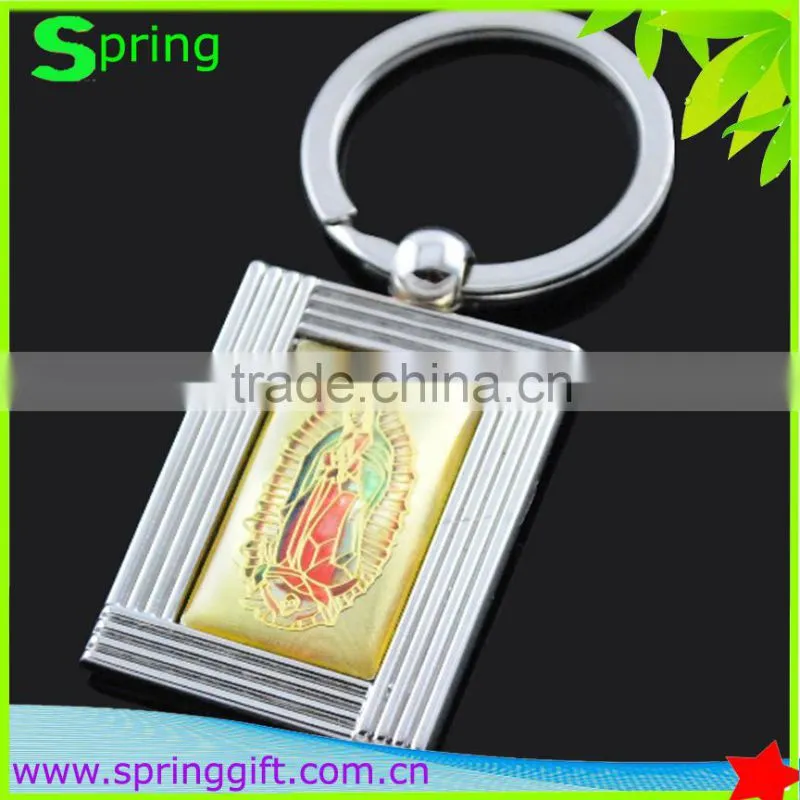 zinc alloy Virgin Mary keyring relgious key ring