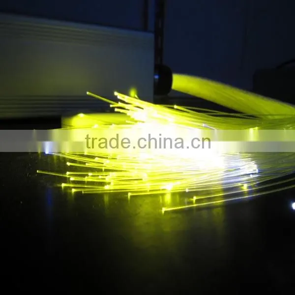 high quality 0.75mm decorative plastic ceiling side glow optic fiber light